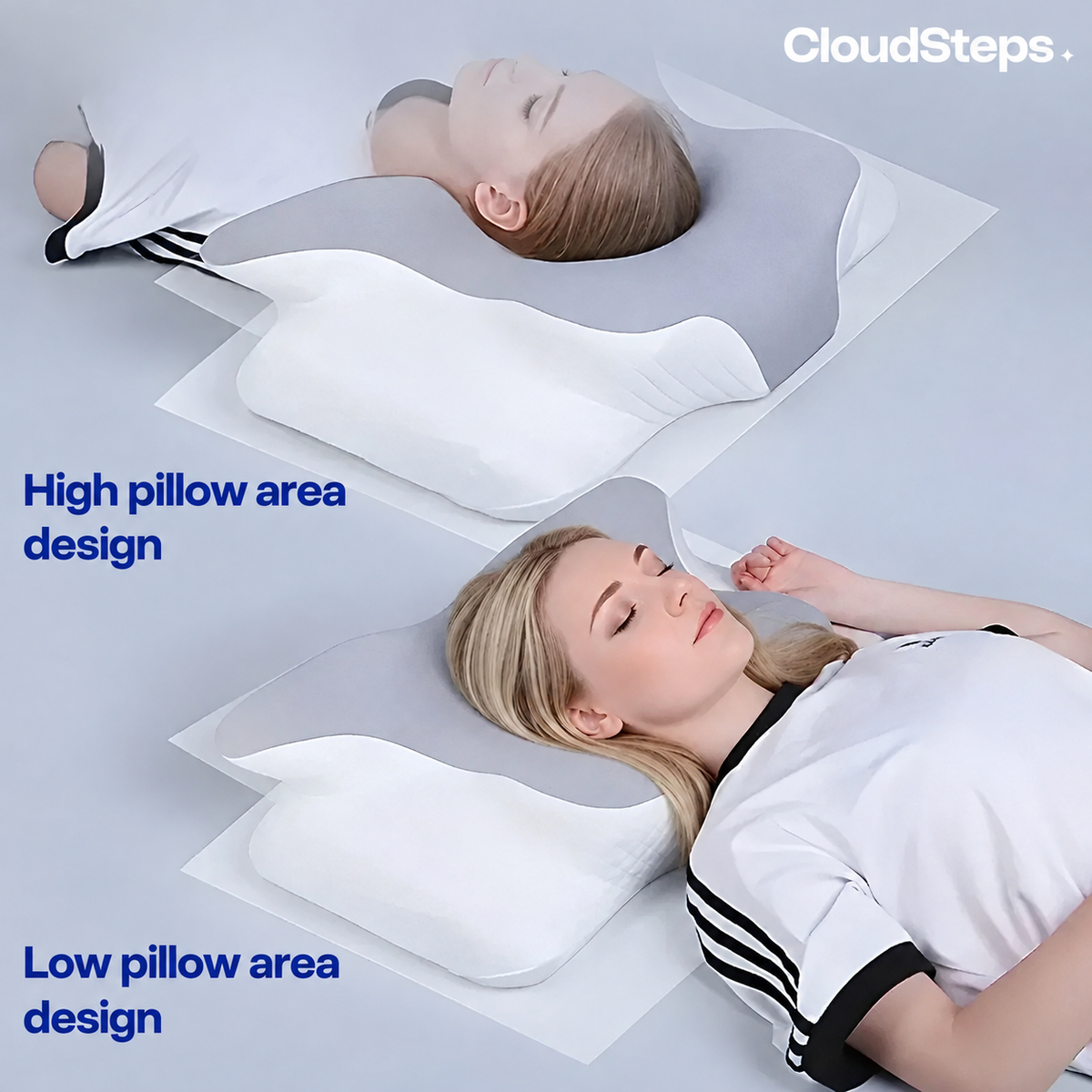 CloudSteps® Contour Pillow 2.0
